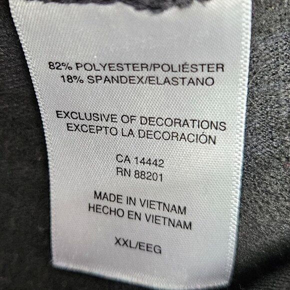 Mondetta Performance + Luxury Brushed Jacquard Legging Black Combo XXL 1528281 - Picture 9 of 10